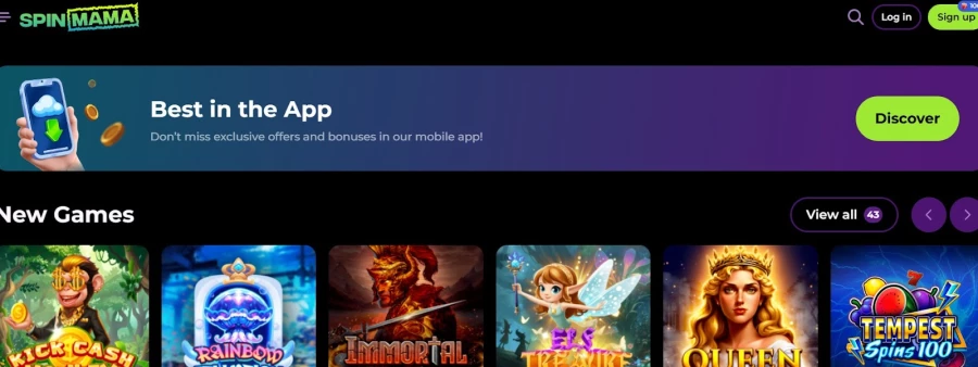 Spinmama Login